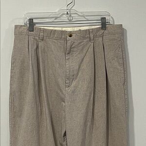 Vintage Men's Dockers Golf Tan Pants Pleated and Cuffed